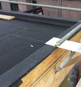 Flat Roofing on house