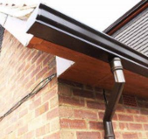 Gutter on house